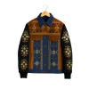 The Voice Reba McEntire Embroidered Suede Denim Jacket
