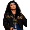 The Wrong Girls Alia Shawkat Leopard Print Jacket