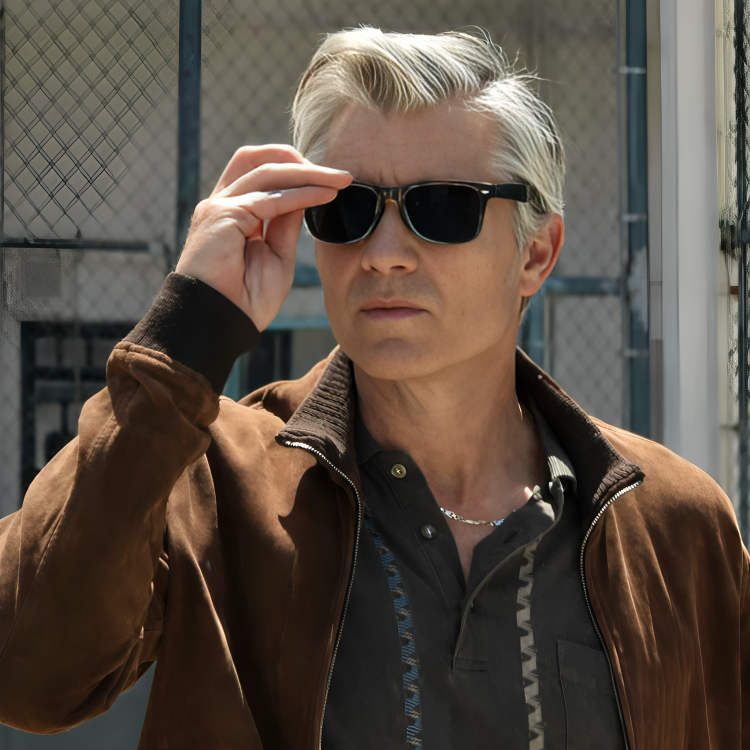 Timothy Olyphant Lucky Suede Jacket