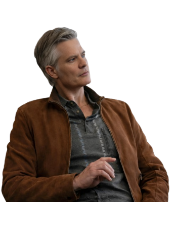 Timothy Olyphant Lucky Suede Jacket