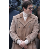 Toby Kebbell I Play Rocky Suede Leather Trench Coat