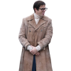 Toby Kebbell I Play Rocky Suede Leather Trench Coat