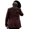 Tom Cruise Digger Burgundy Coat