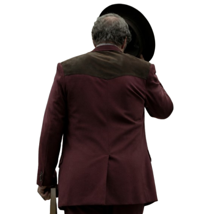Tom Cruise Digger Burgundy Coat