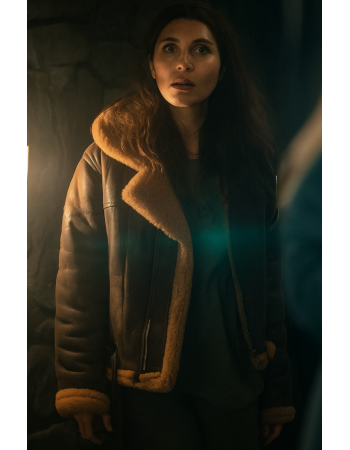 Troll 2 Marion Brown Shearling Jacket