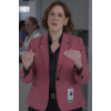 Vanessa Bayer Scrubs Revival Pink Coat