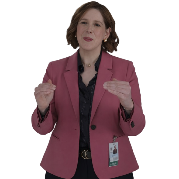 Vanessa Bayer Scrubs Revival Pink Coat