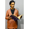 Vintage Brown Leather Blazer Jacket