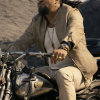 Wrecking Crew Jason Momoa Beige Leather Jacket