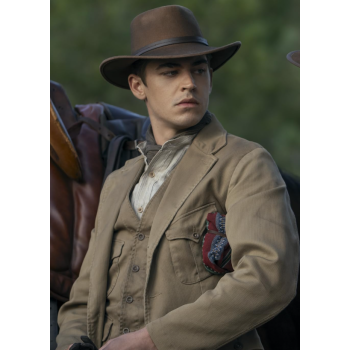 Young Sherlock Hero Fiennes Tiffin Brown Coat