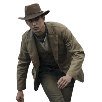 Young Sherlock Hero Fiennes Tiffin Brown Coat