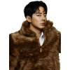 Zo In Sung Hope Brown Fur Coat