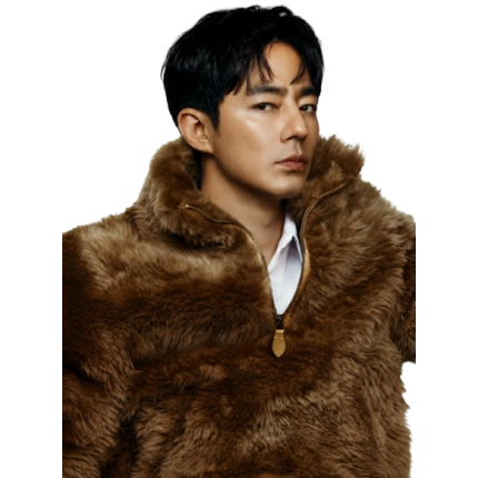 Zo In Sung Hope Brown Fur Coat