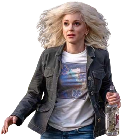 Anna Faris Scary Movie 6 Green Denim Jacket