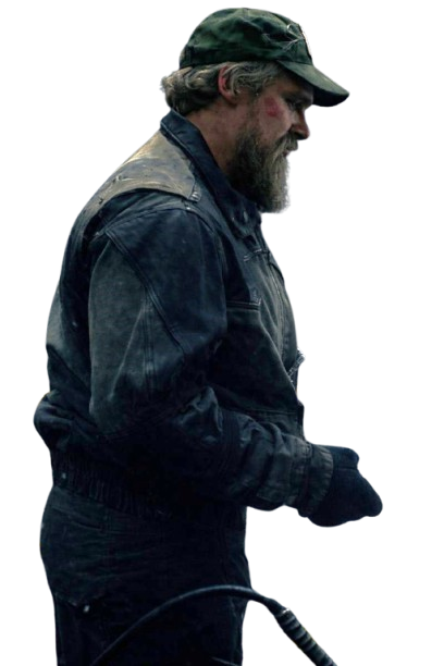 Jim Hopper David Harbour Black Leather Jacket