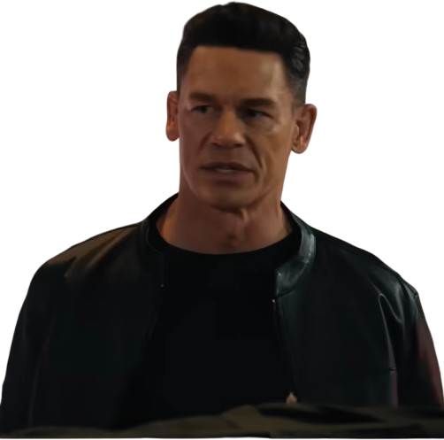 John Cena Black Leather Jacket