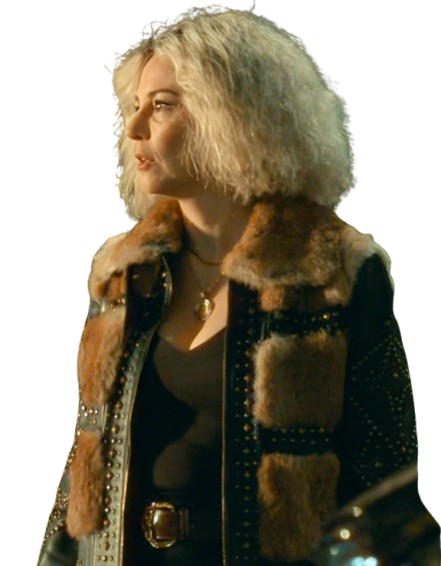 Carla Black Studded Leather Jacket