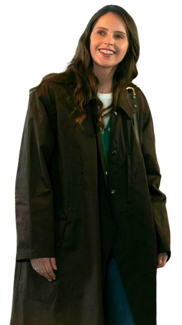 Oh What Fun Felicity Jones Coat