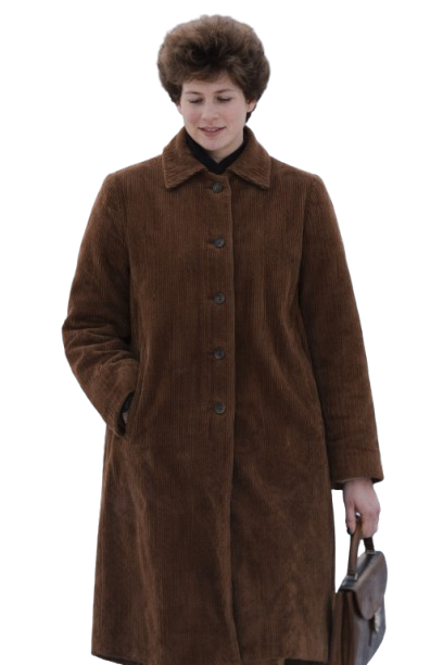 Star City 2026 Lyudmilla Brown Corduroy Coat