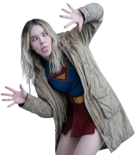 Milly Alcock Supergirl 2026 Kara Zor El Brown Jacket