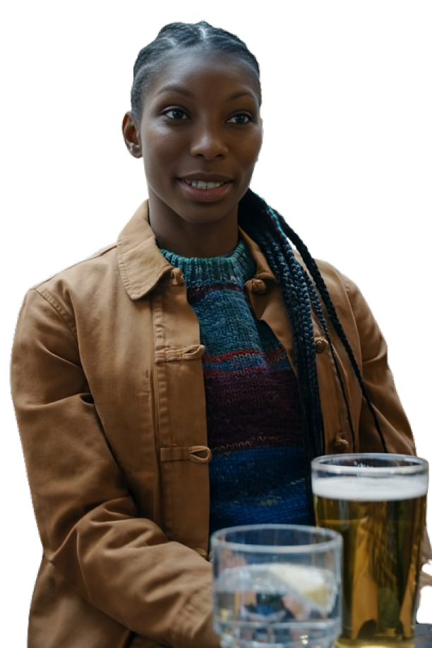 The Christophers Lori Butler Brown Jacket Michaela Coel Jacket