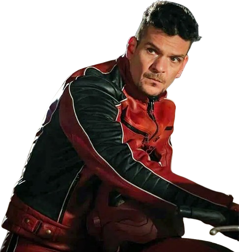 Tudor Chirila April X Red Leather Jacket