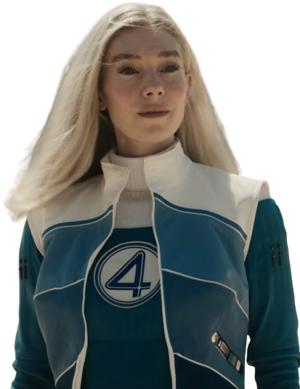 Invisible Woman Avengers Doomsday White Jacket