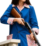 Anne Hathaway End of Oak Street Floral Cotton Coat
