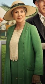 Downton Abbey Penelope Wilton Green Coat