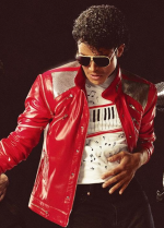 Jaafar Jackson Michael Red Jacket
