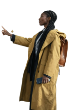Michaela Coel The Christophers Mustard Coat - Image 6