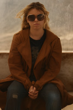 Milly Alcock Supergirl Brown Trench Coat - Image 6