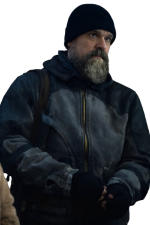 Jim Hopper Stranger Things S05 Black Leather Jacket - Image 3