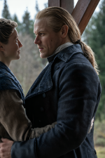 Sam Heughan Outlander Blue Coat